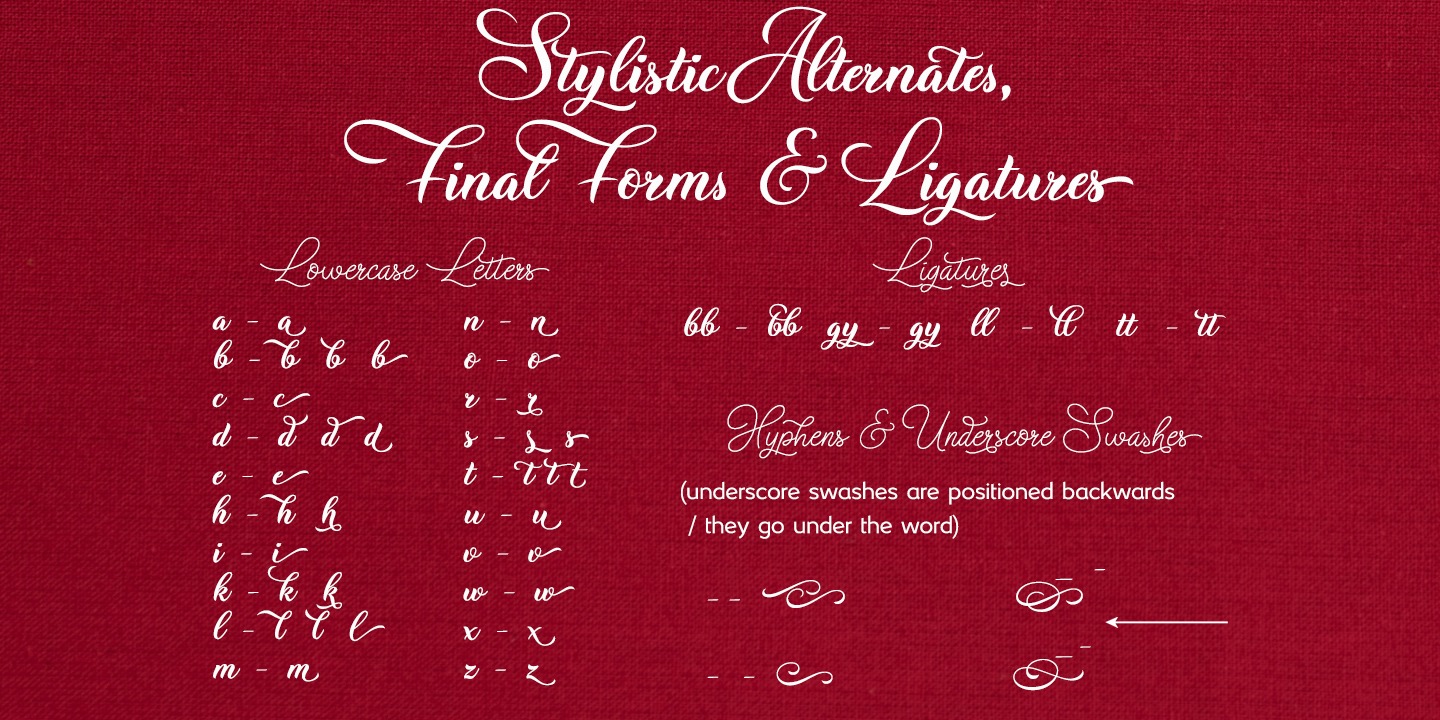 Christmas Wish Calligraphy Font preview